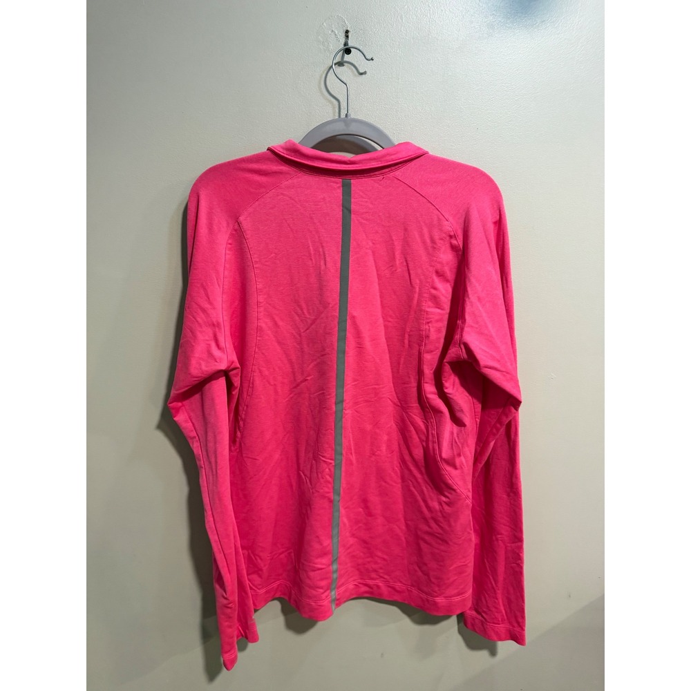 Slazenger Womens Pink Quarter Zip Pullover Long Sleeve Athletic Top Large - Picture 6 of 9